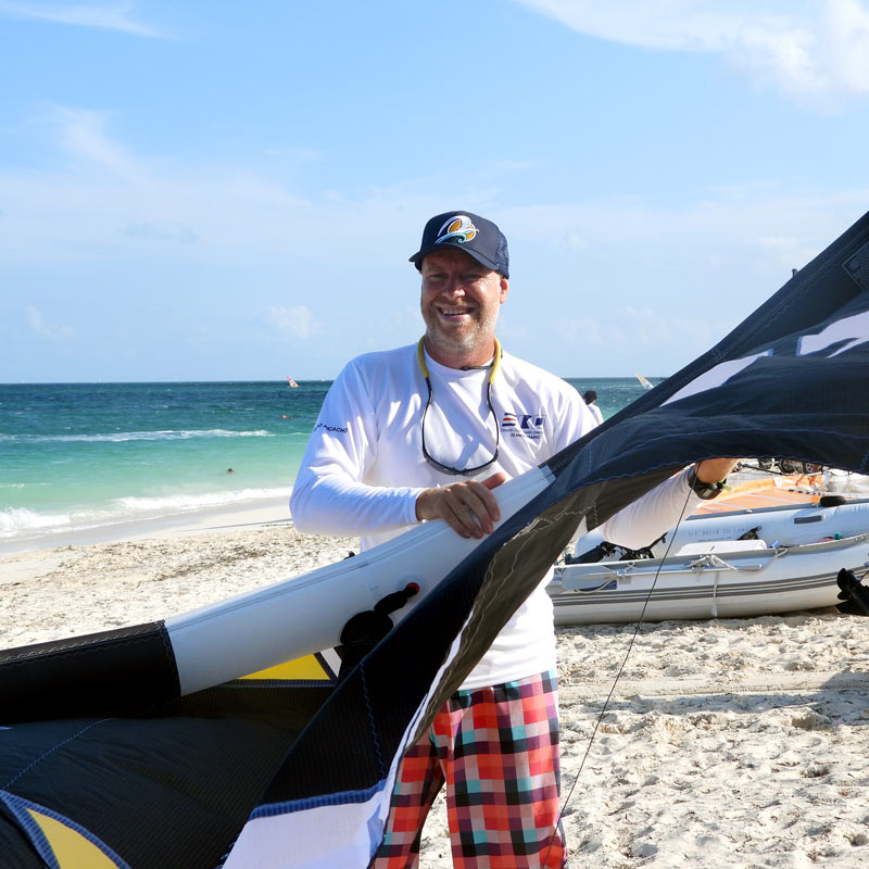 Holbox kiteboarding team in Circuito Copa Aaron Saenz