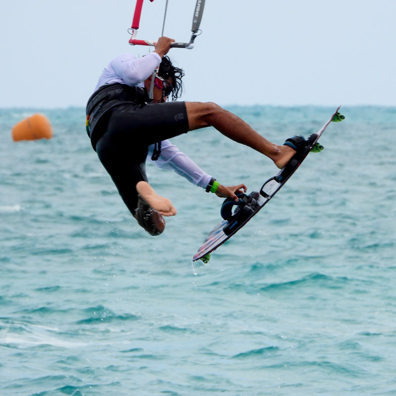Holbox kiteboarding team in Circuito Copa Aaron Saenz