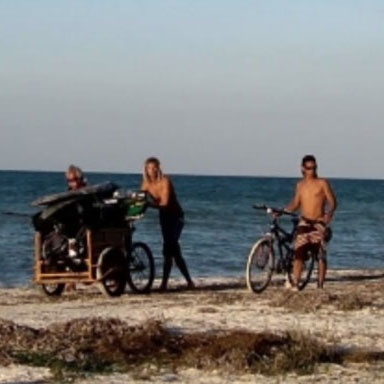 Holbox kiteboarding team in Circuito Copa Aaron Saenz