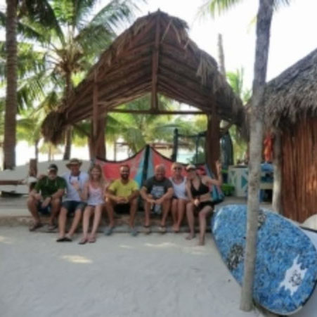 Holbox kiteboarding team in Circuito Copa Aaron Saenz